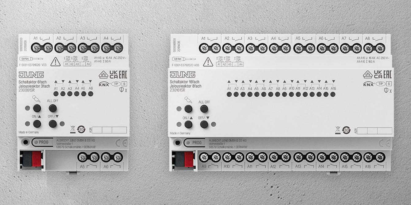 KNX Schalt- und Jalousieaktoren bei Elektroinstallation R. Mittag GmbH in Großkmehlen