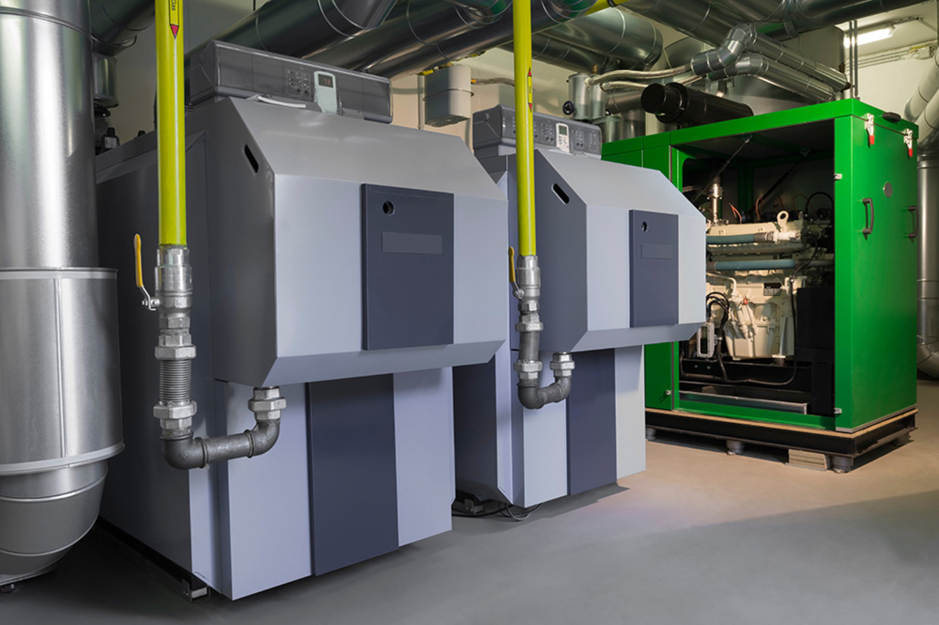 Blockheiz­kraftwerk bei Elektroinstallation R. Mittag GmbH in Großkmehlen
